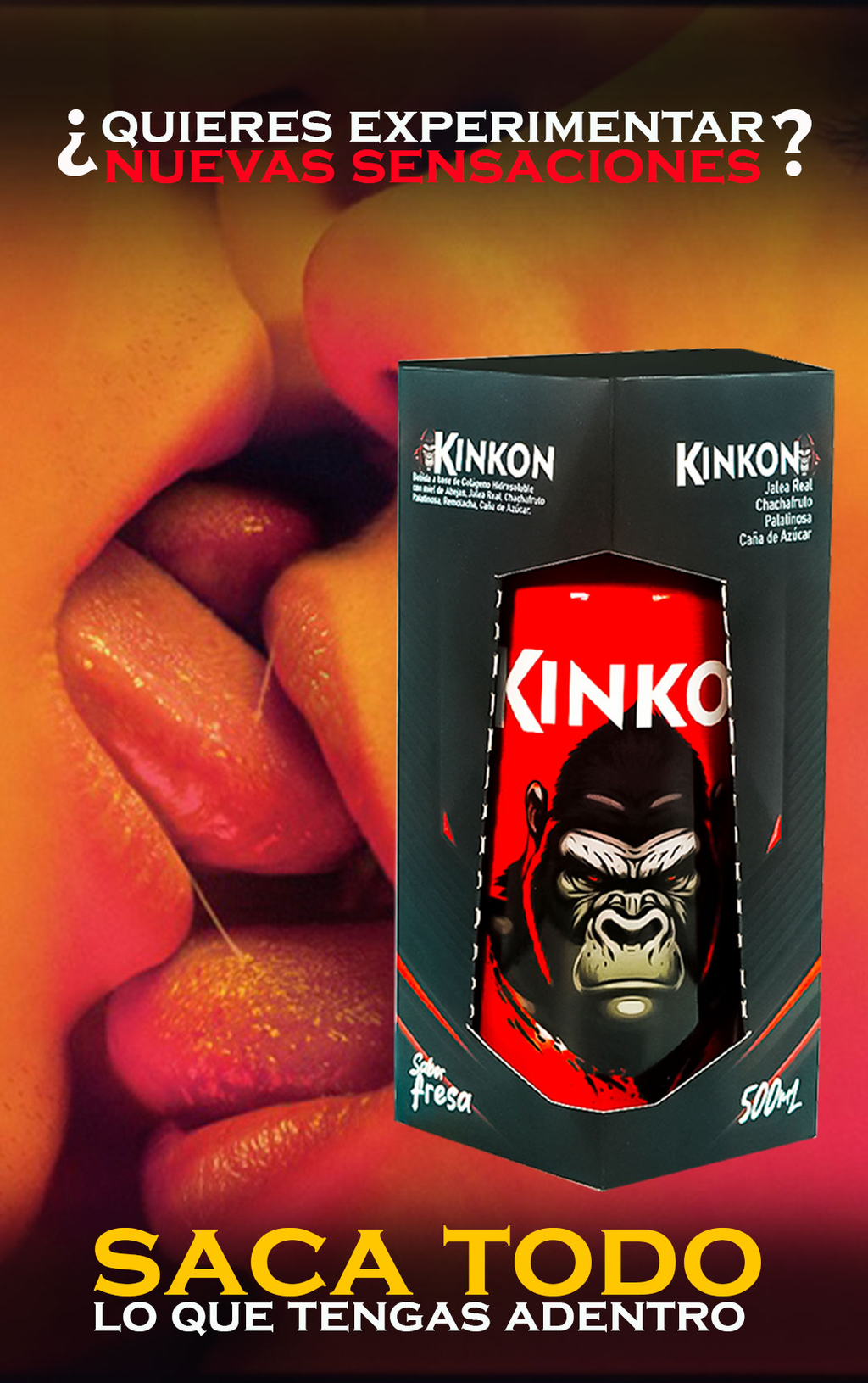 ENERGIZANTE SEXUAL KINKON 500ML